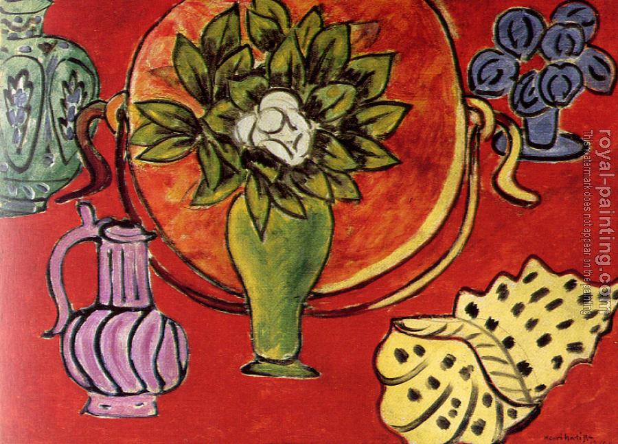 Henri Emile Benoit Matisse : still life with a magnolia